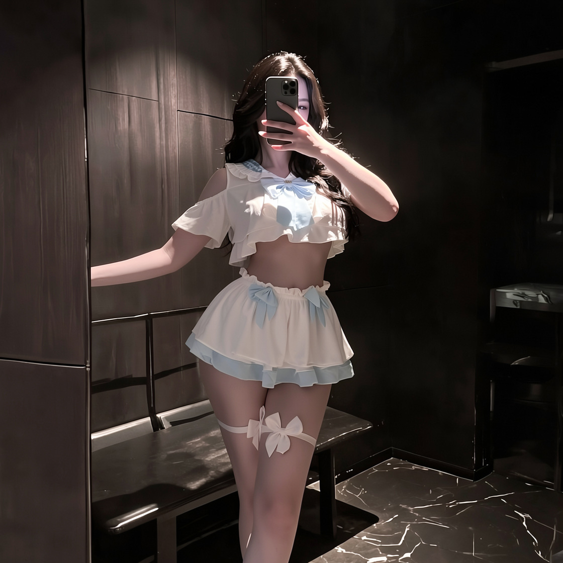 Yunqi plus-size erotic anime-style underwear, Japanese-style bedroom wear, sexy JK uniforms, sexy sets with bows – all of a high quality.