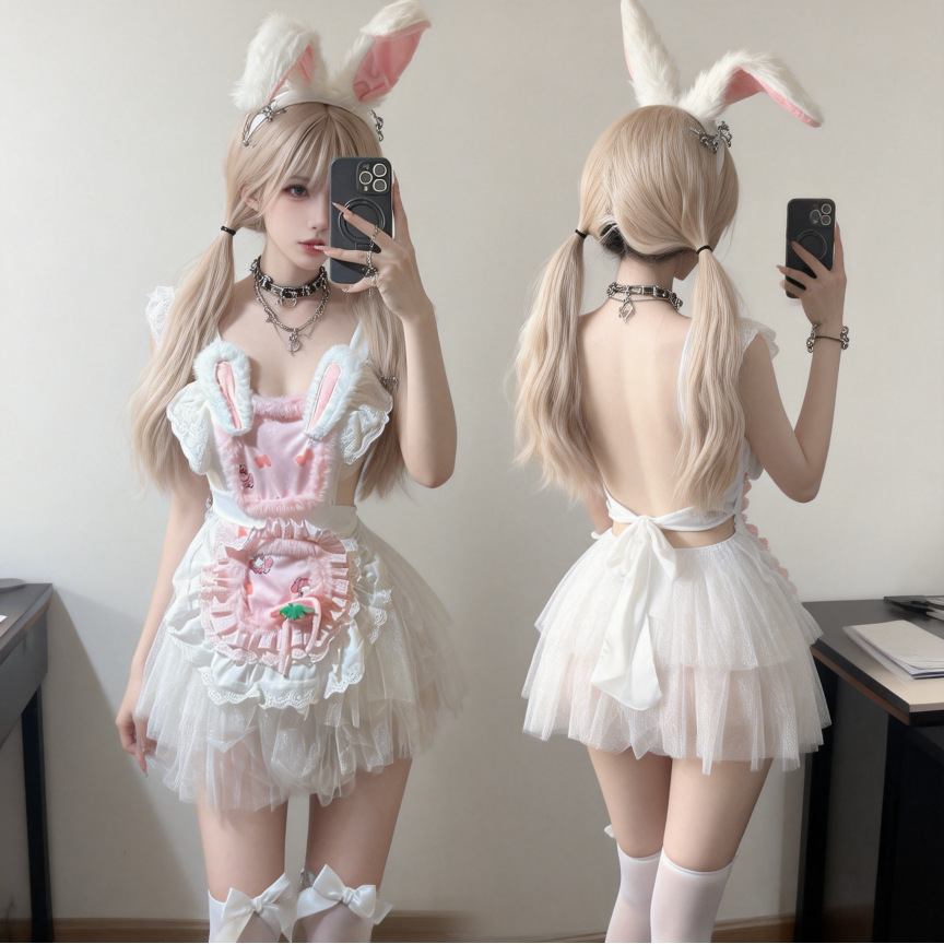 Erotic underwear for the US, sexy rabbit  cosplay costumes, one-piece outfits that don’t need to be removed.