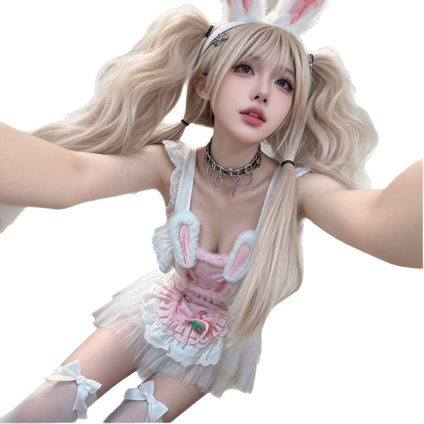 Erotic underwear for the US, sexy rabbit  cosplay costumes, one-piece outfits that don’t need to be removed.