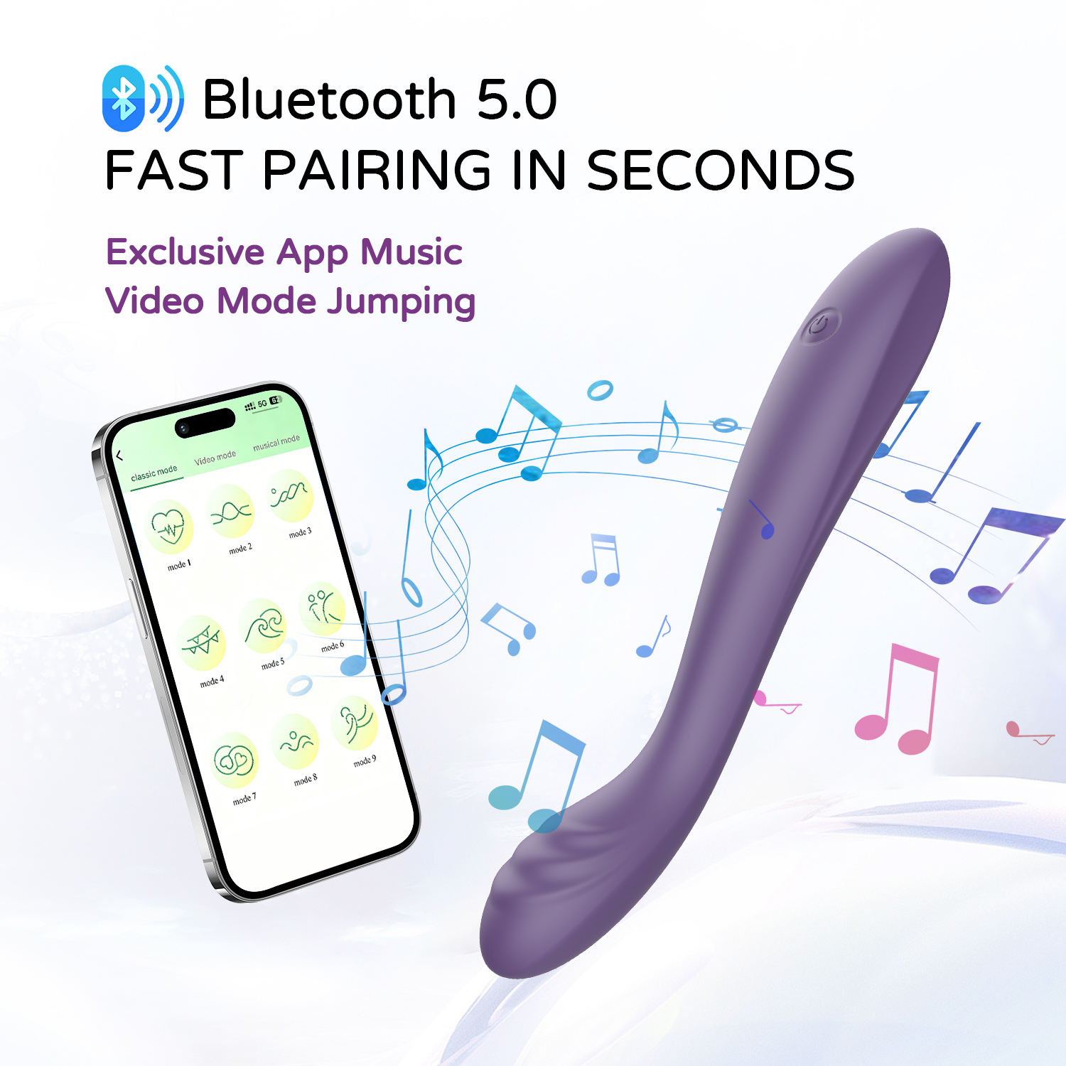 Ex-factory price fully liquid app, music silicone, USB rechargeable, IPX7 waterproof, 9-band remote control powerful vibrator