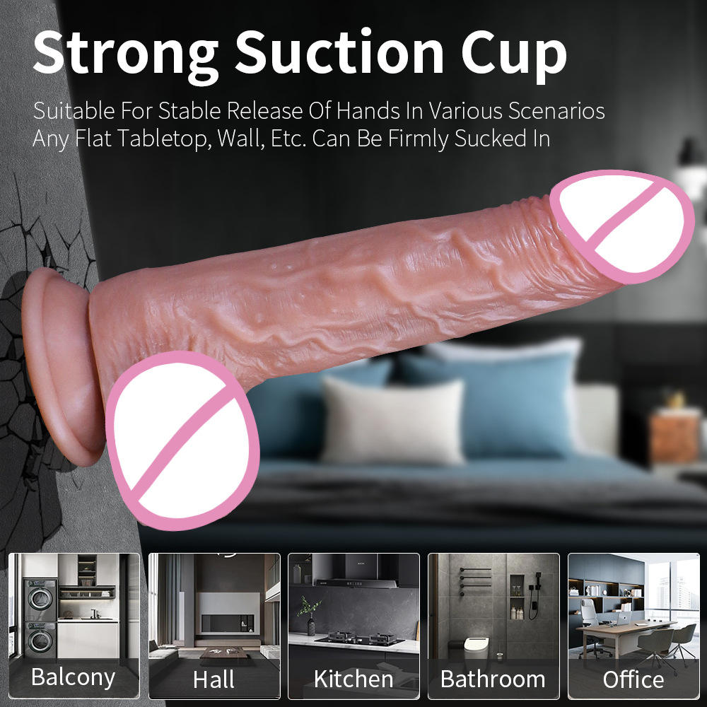 Explosive Cannon King liquid silicone simulated penis female masturbation stretching vibrator adult sex toy