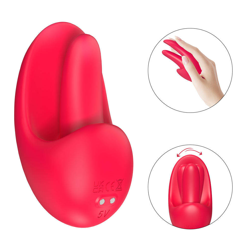 Newcomer with a tongue-licking woman's dual stimulation massage and family planning products, prenatal checkups
