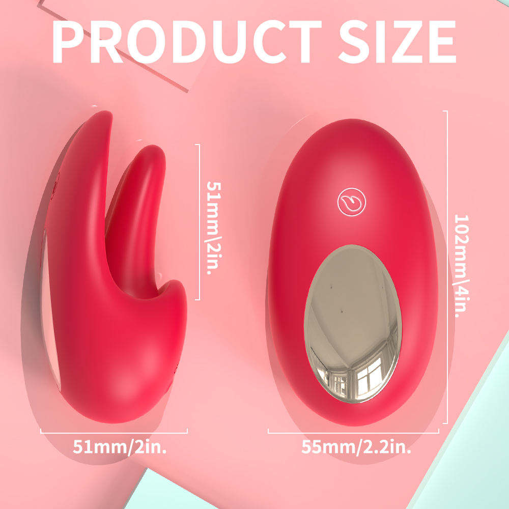 Newcomer with a tongue-licking woman's dual stimulation massage and family planning products, prenatal checkups