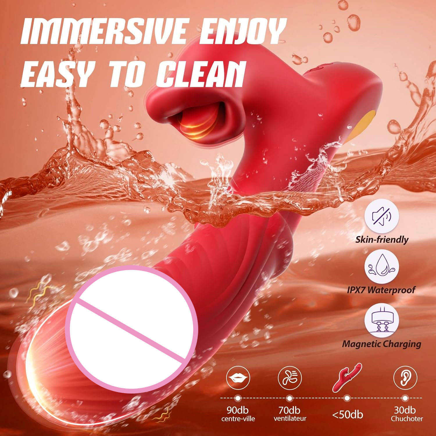 Rabbit Kneading Stretcher Women's G-Spot Orgasm Body Massage Care Set