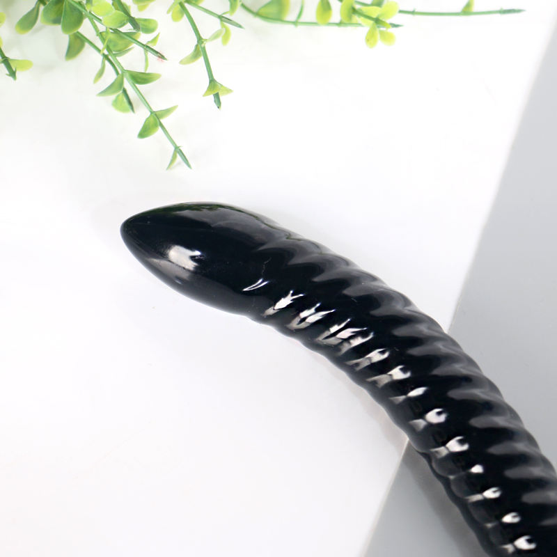 Wholesale high-quality crystal rods and black obsidian snake adult toys