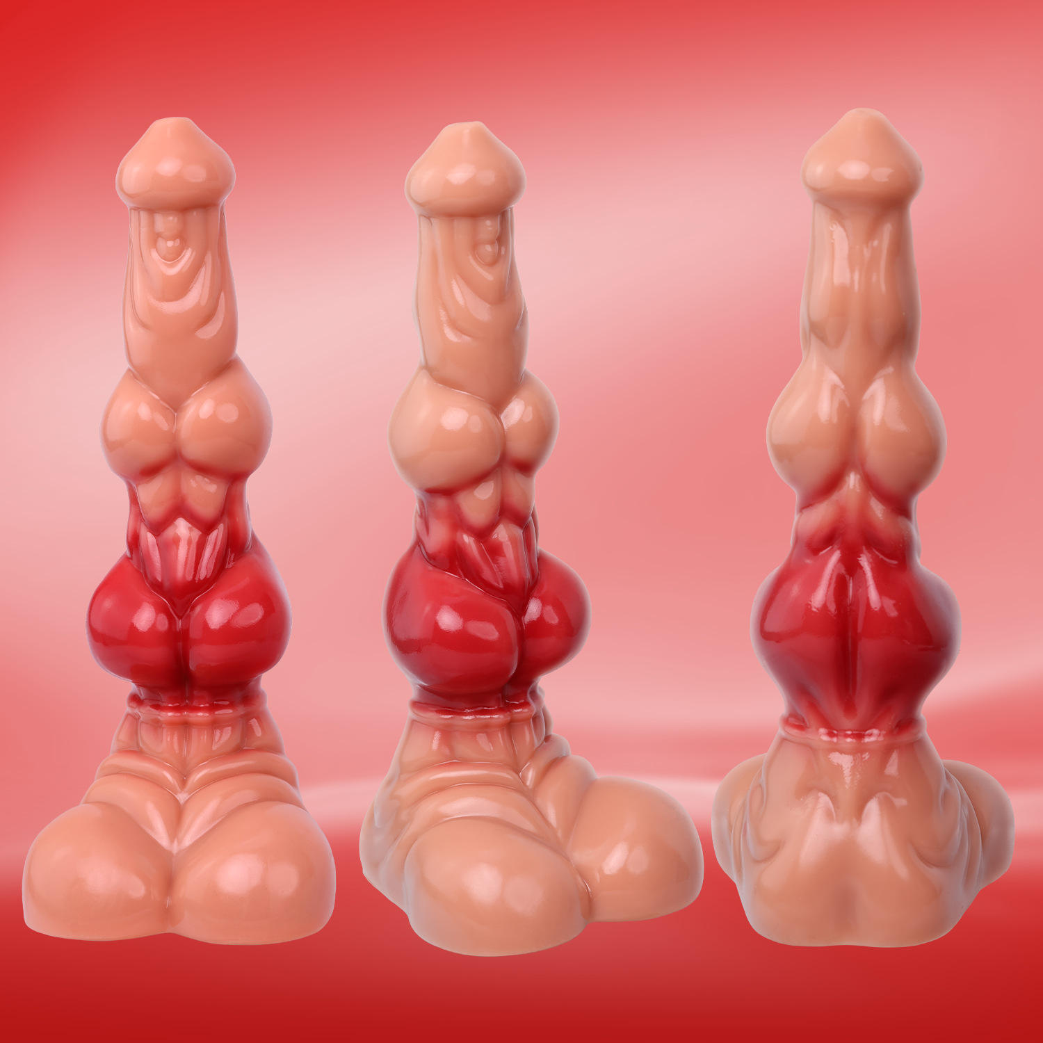 Alien animal shapes, manual silicone penis toys, and other feminine care products
