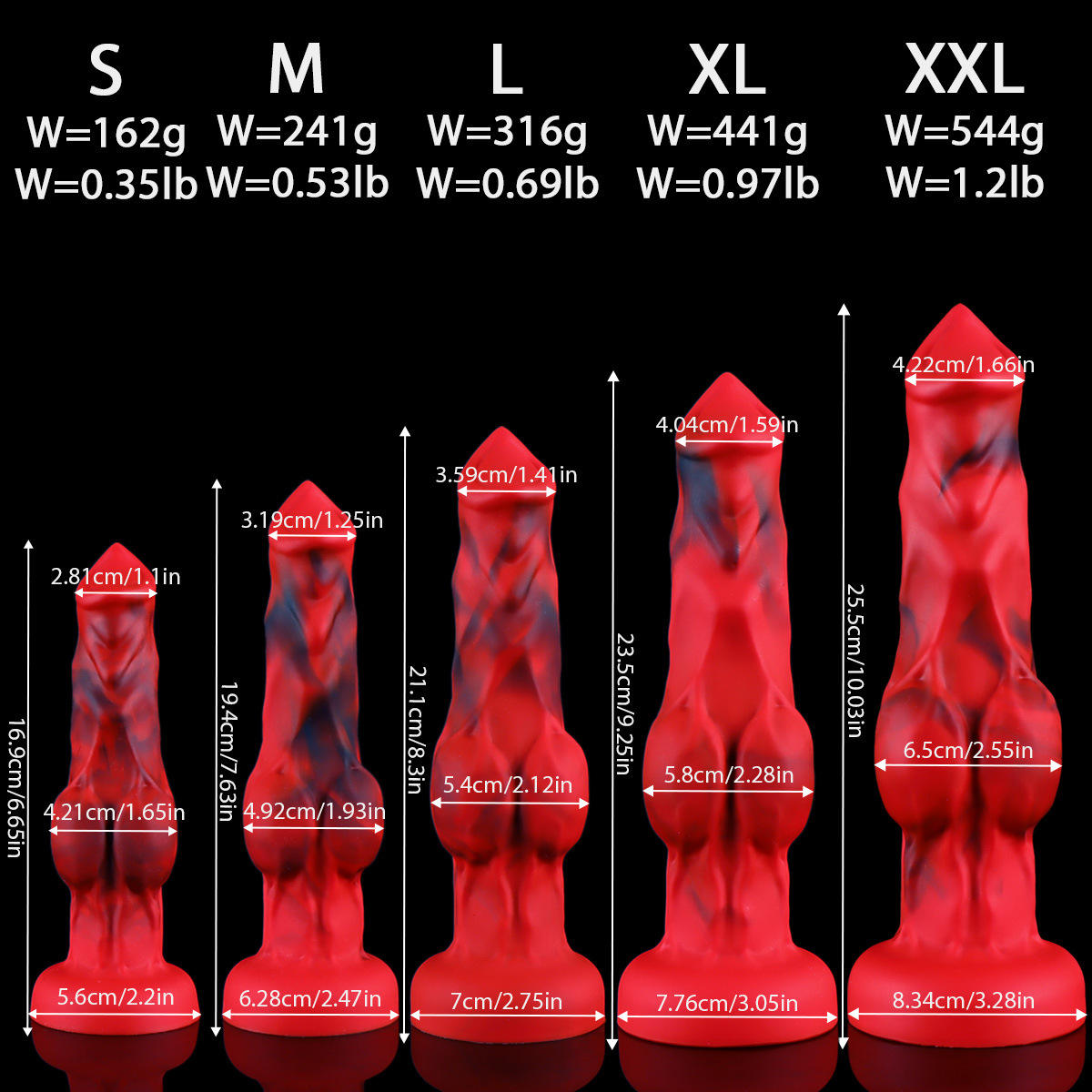 XXL Code liquid silicone soft tableware Other family planning products