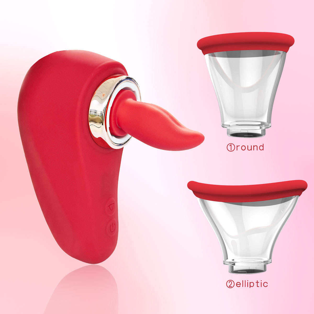 G Tongue Licking Vibrating Rose Vibrator Chest Massager Body Care Tool