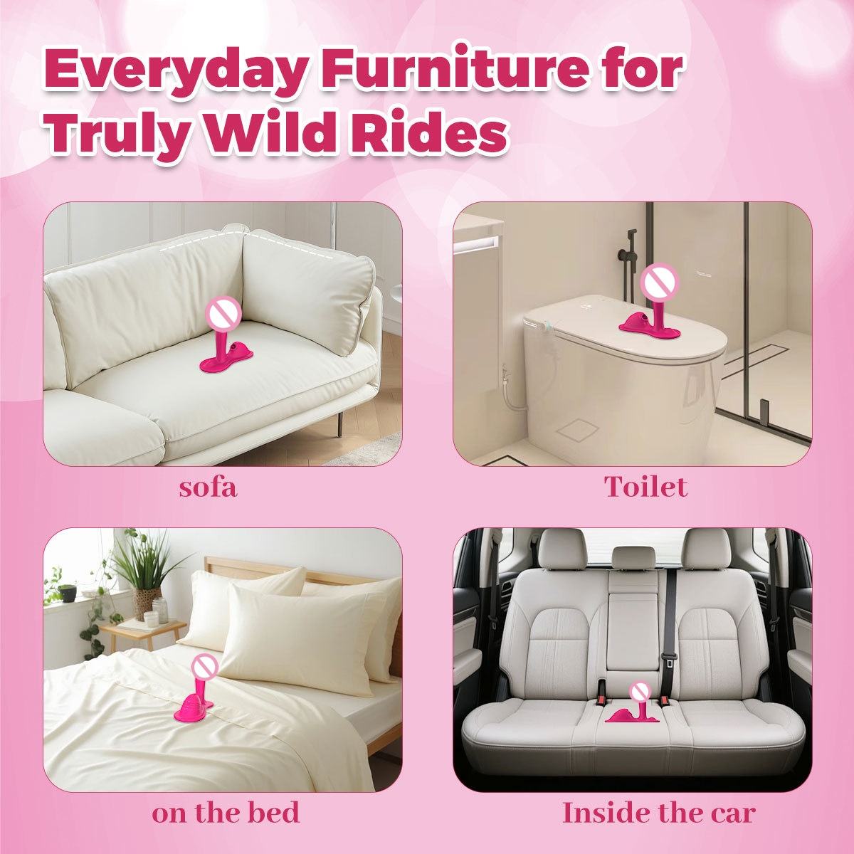 Cushion-style vibrator vibrating massage, tongue licking, masturbator, orgasm G-spot female body massager