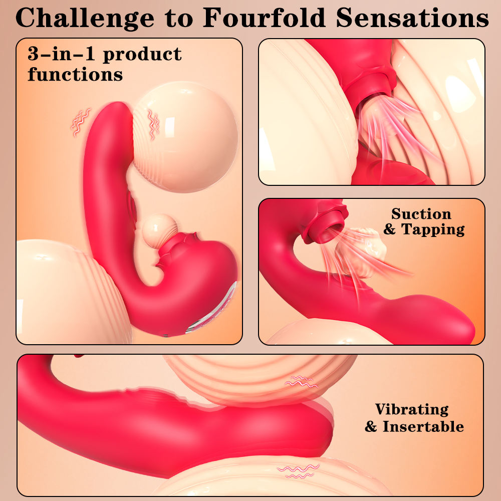 3-in-1 silicone toy for women's body care tools
