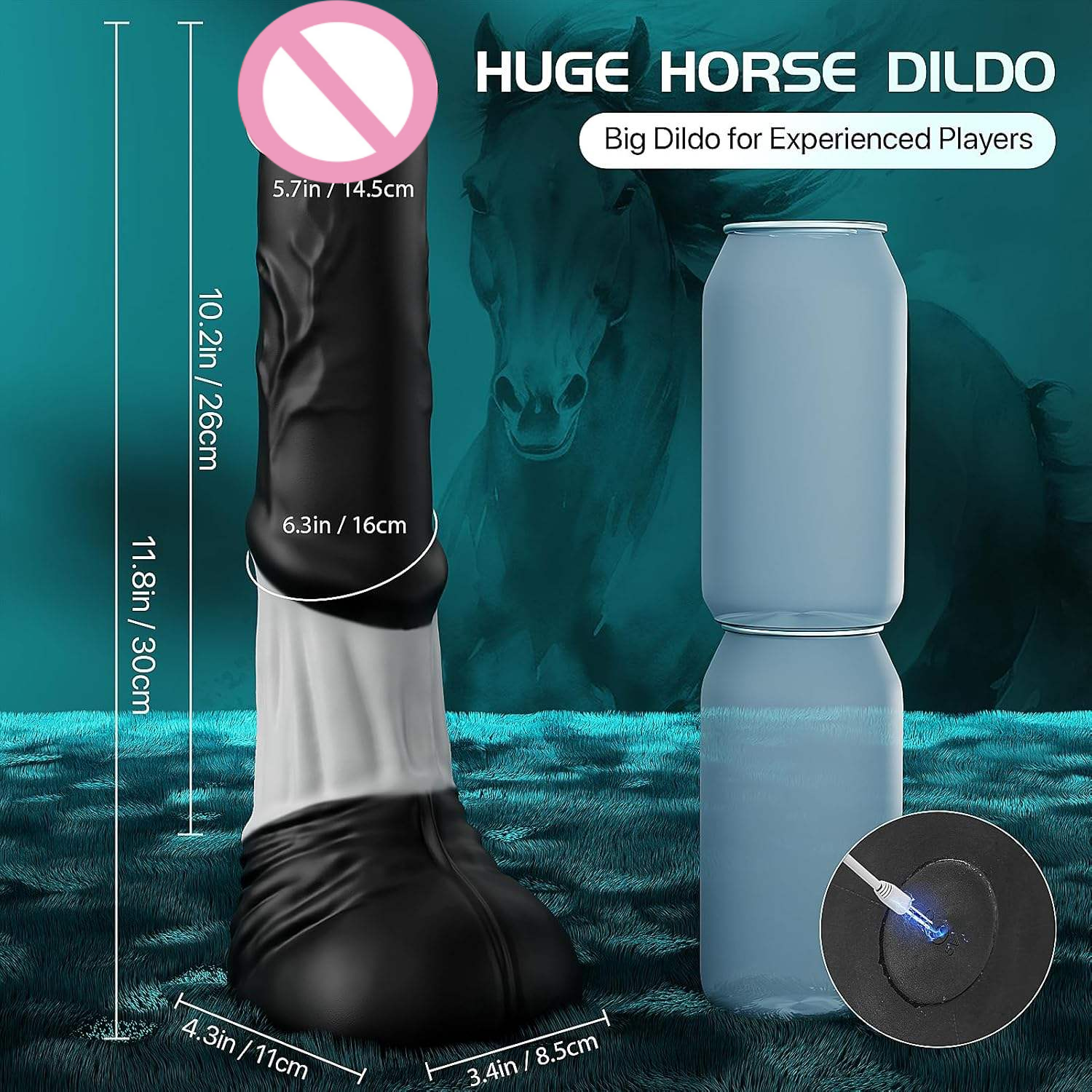 Electric artificial penis vibrator, used for inserting anus from behind, stimulating the G-spot, and using female role-play props