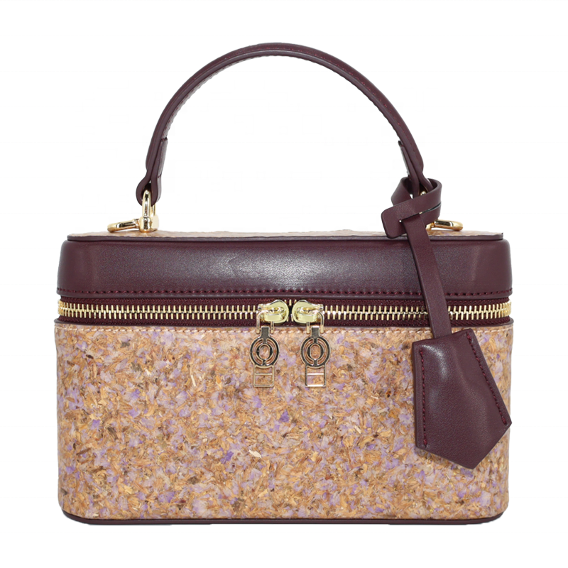 Genuine Leather Boston Bag Vintage Style Crossbody High-End Women's Handbag