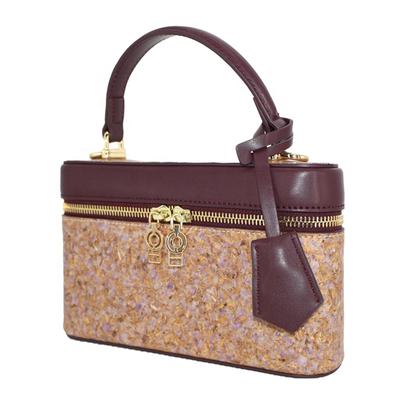 Genuine Leather Boston Bag Vintage Style Crossbody High-End Women's Handbag