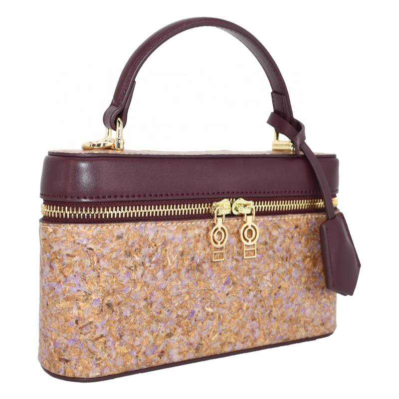 Genuine Leather Boston Bag Vintage Style Crossbody High-End Women's Handbag