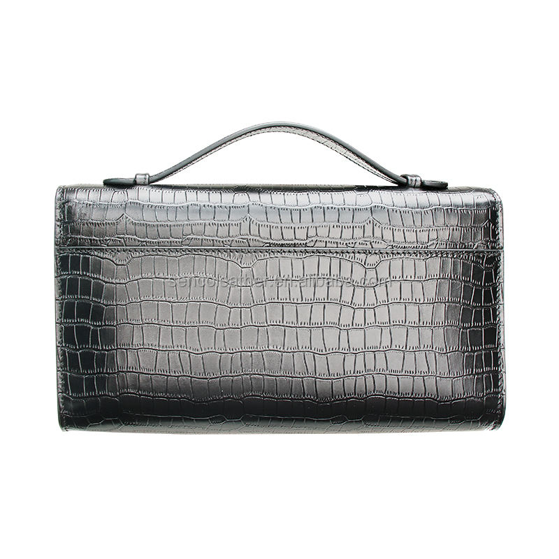 mini crocodile leather women's handbag can be customized as a fashionable daily travel crossbody bag
