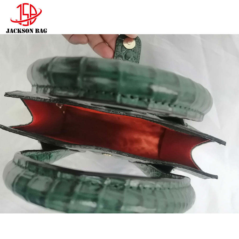 Crocodile Leather Crossbody Bag for Women, Handbag for Women, Crocodile Leather Crossbody Bag on Original Leather