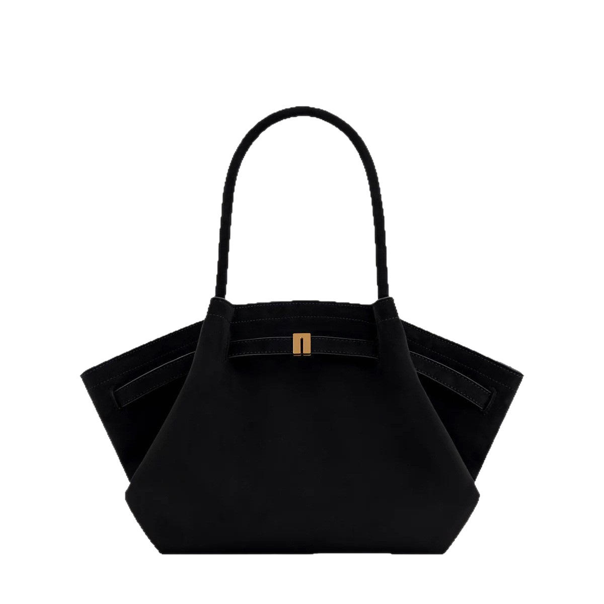 Dumpling bag, suede soft polyester, single shoulder underarm fashion handbag, tote bag