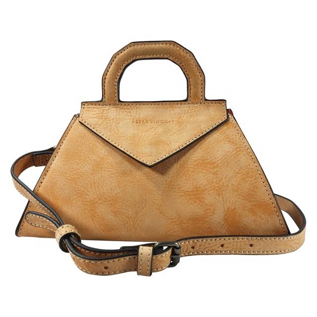 Fashion Vintage Designer Custom Genuine Leather Crossbody Bag with Double Shoulder Straps and Closed Buckle, Suitable for Women's