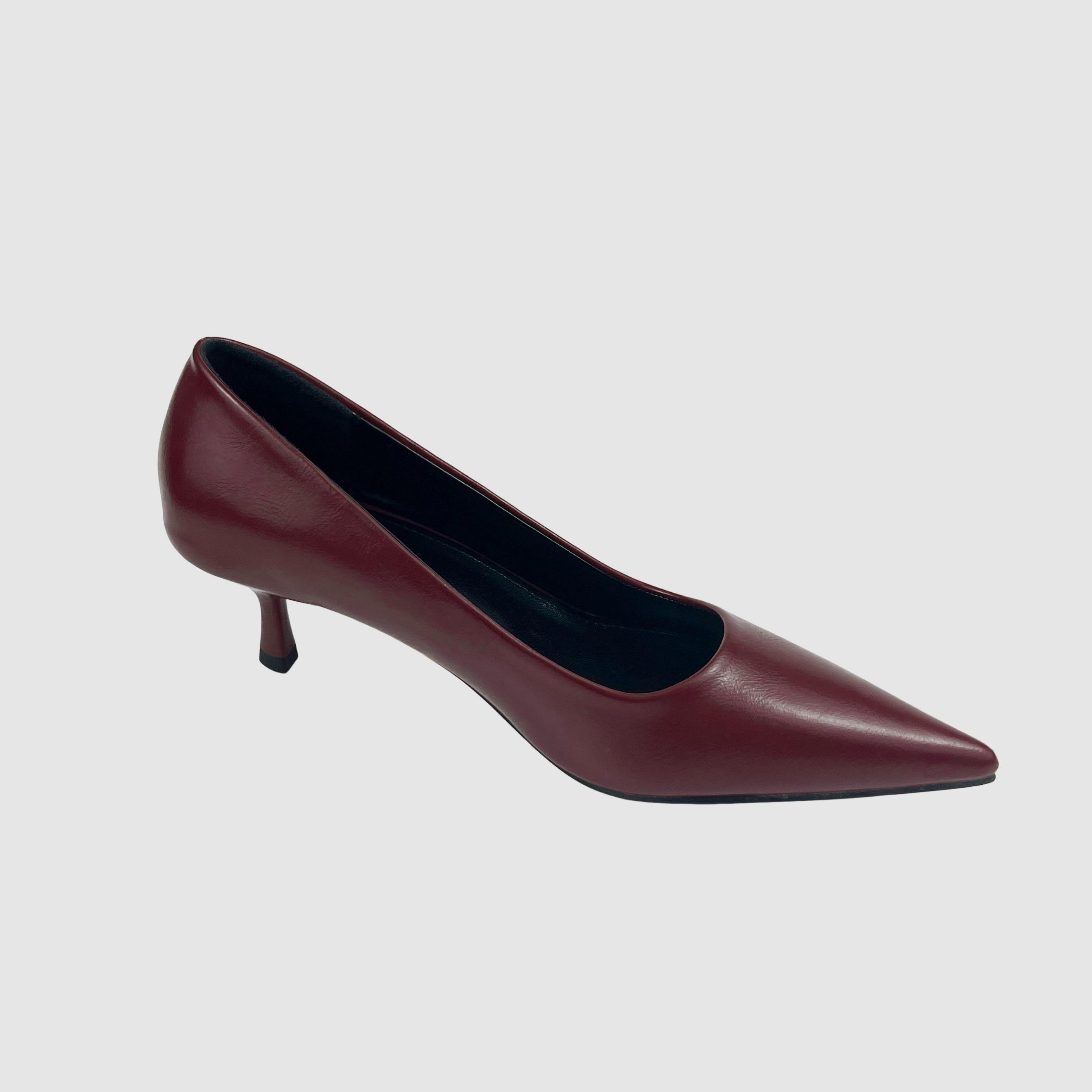 Simple women's stiletto pointed toe high heels, closed-toe/closed-toe low-top closed-toe shoes