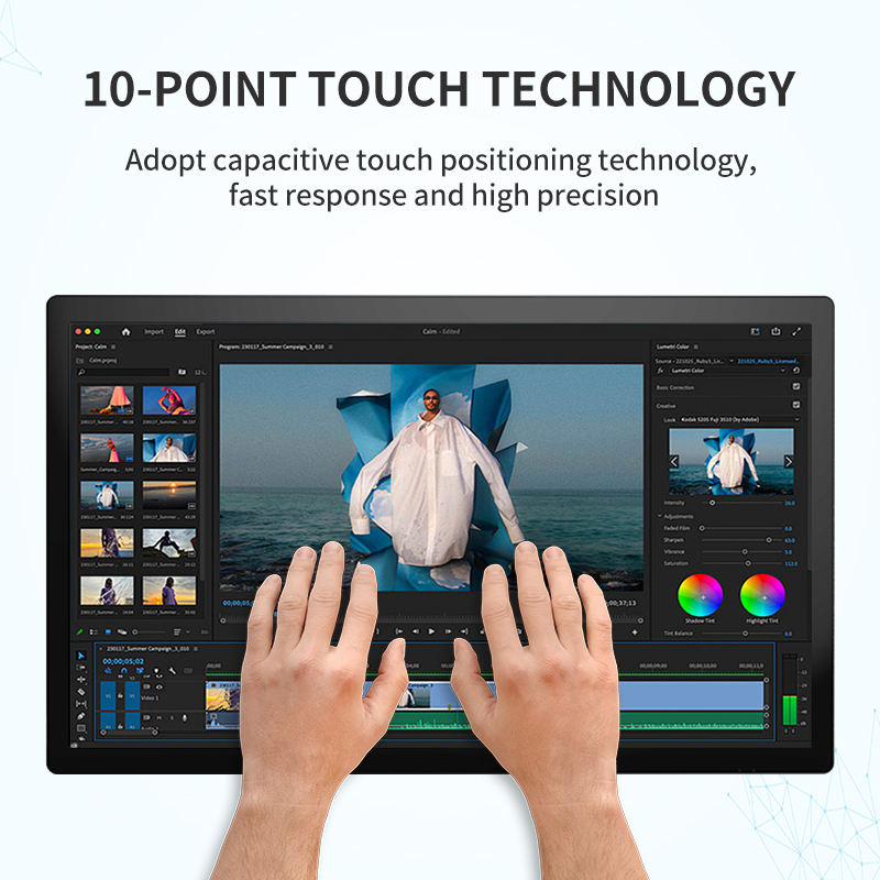 19-inch fanless built-in industrial all-in-one with IP65 front waterproof touchscreen for industrial computer tablets
