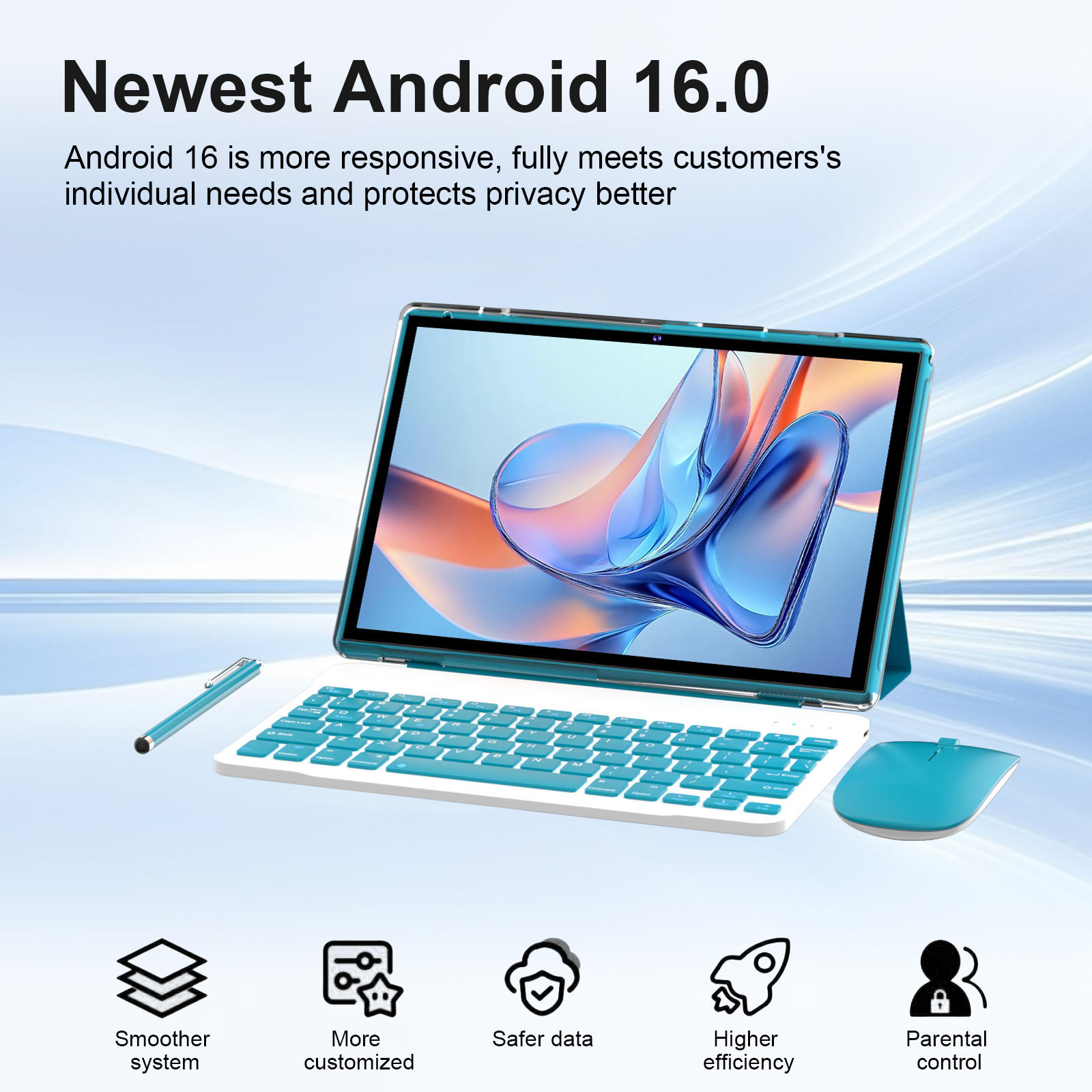 OEM ODM 20GB RAM 128GB ROM Wifi 5G gaming tablet with keyboard 10.1-inch tablet Android tablet