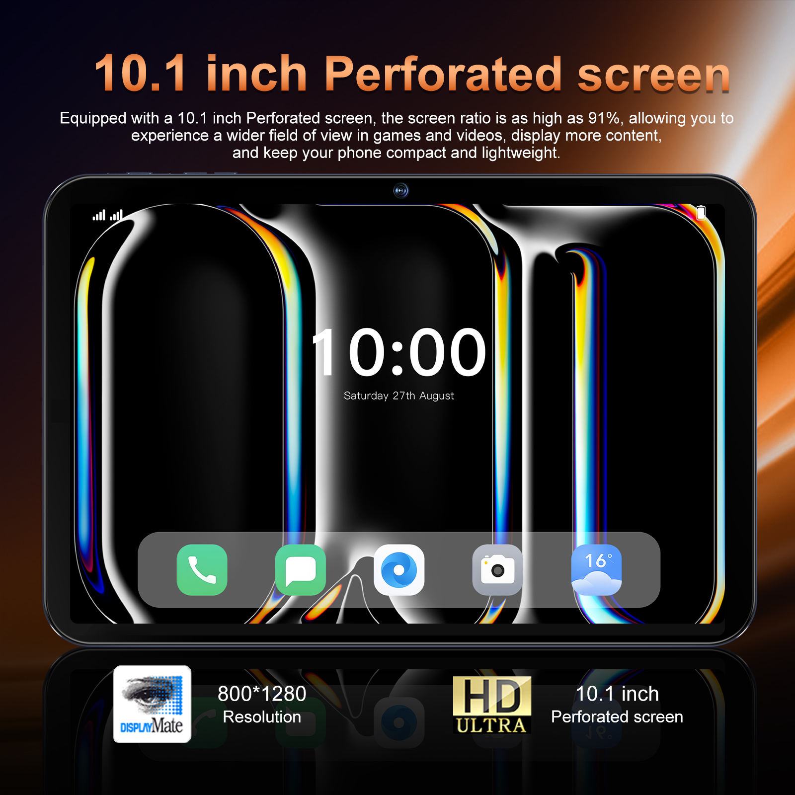 Brand new 10.1-inch smart Android MTK tablet, portable 5G GSM WiFi octa-core 4GB 32GB business service tablet with keyboard pen