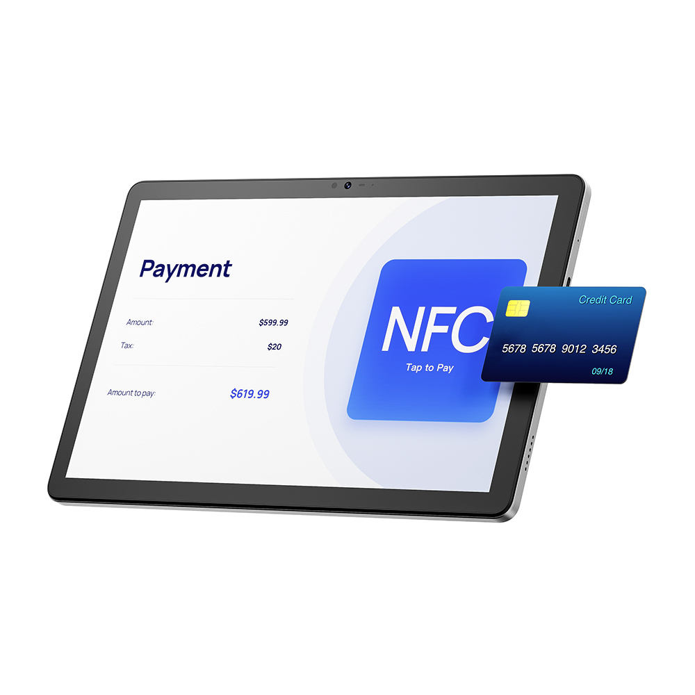 The high-end 10.1-inch front NFC supports dual USB Type-C 4+ 64G MT8786 G80 WiFi 2G 3G 4G Android GMS tablets