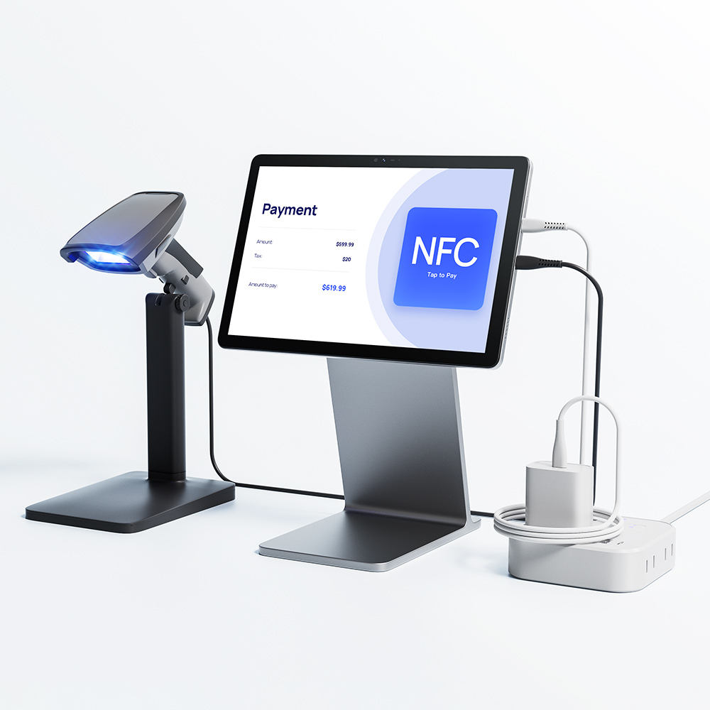 The high-end 10.1-inch front NFC supports dual USB Type-C 4+ 64G MT8786 G80 WiFi 2G 3G 4G Android GMS tablets