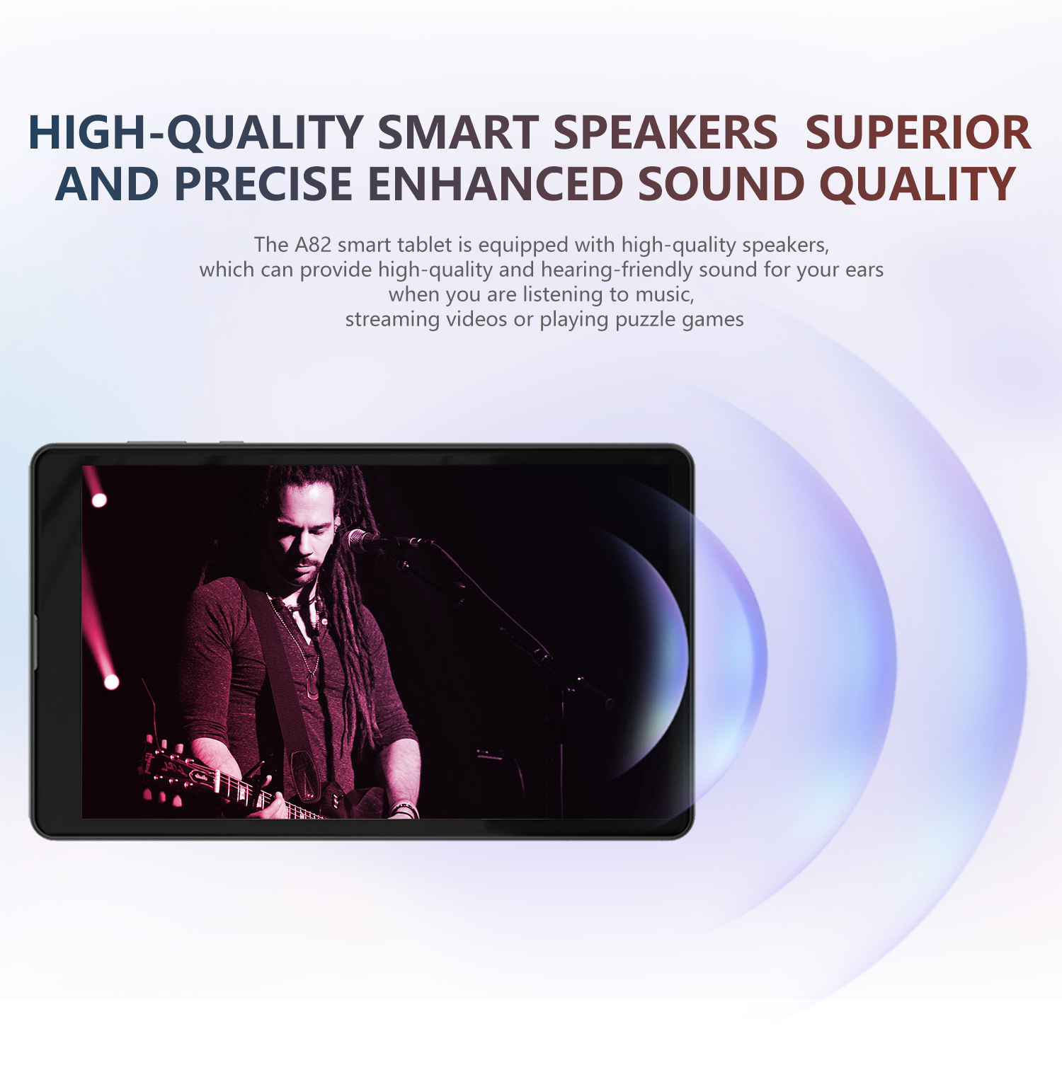 8-inch touchscreen, Android 12 smart tablet, capacitive tablet, business education, workforce, office, gaming, and entertainment