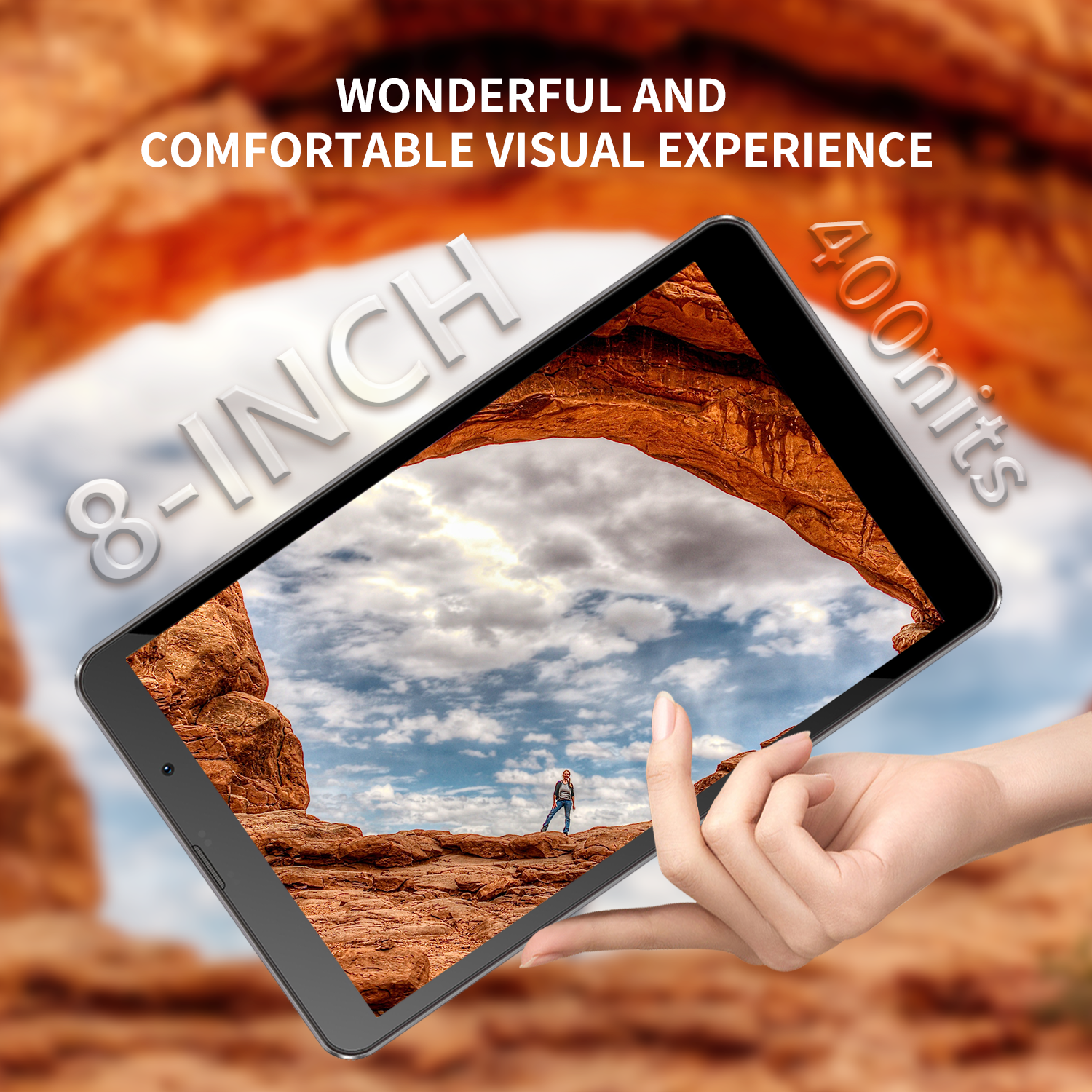 2026 ODM Android 14 Qualcomm Octa-Core 2.1GHz 4GB RAM 8-inch 1280x800 4G WiFi Dual SIM Dual Standby New Entertainment Smart Tablet