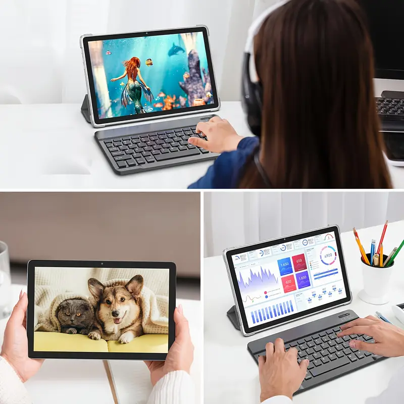 Android LCD Monitor 10.1-inch 8GB Memory 128GB Read-Only Storage 8000mAh Battery Adult Tablet