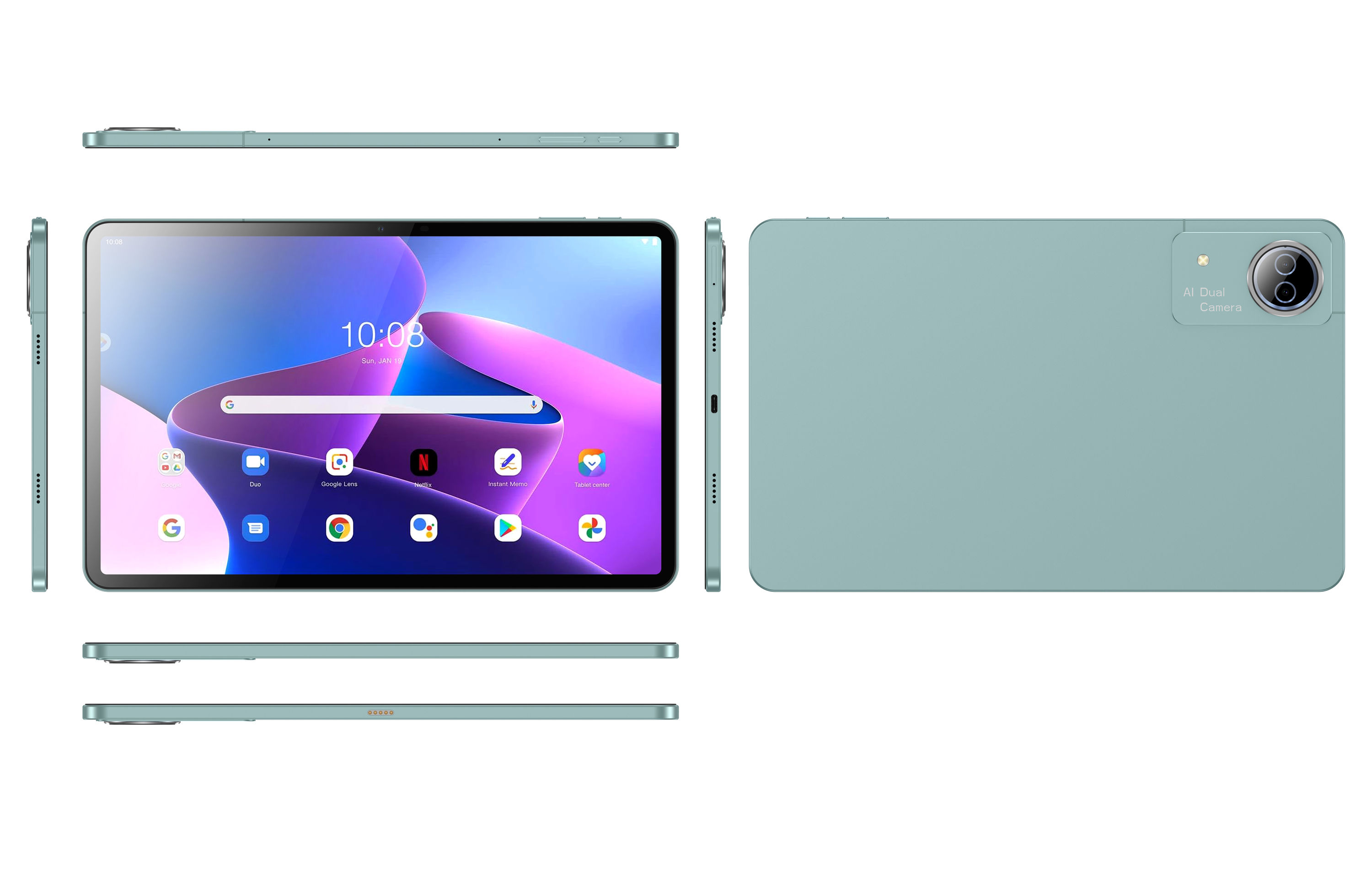 12-inch Android tablet with 5G WiFi, 2k built-in screen, RAM 6/8GB RAM, 128/256GB ROM—brand new