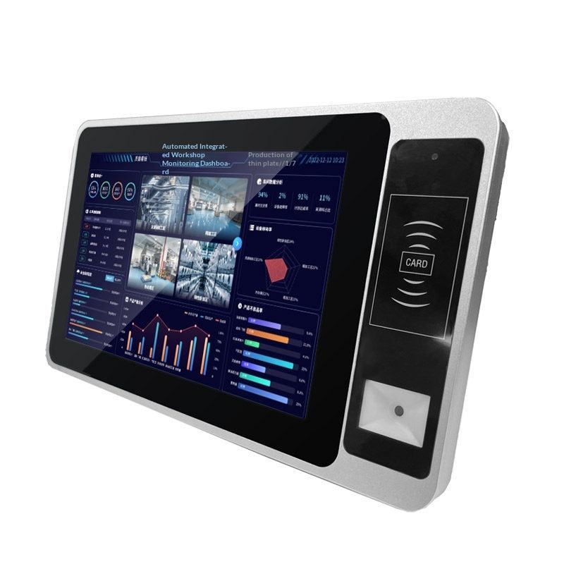 10.1-inch Android ESOP Industrial All-in-One MES Tablet Panel Capacitive Touchscreen Digital Signage Tablet Flue Gas Detector