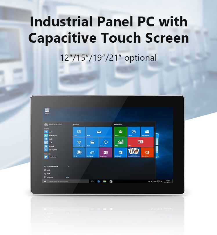 Core i5 6200U 3855U touchscreen panel 10-inch industrial panel DDR4 DDR4 4GB/8GB RAM Win10/Linux mini PC in stock