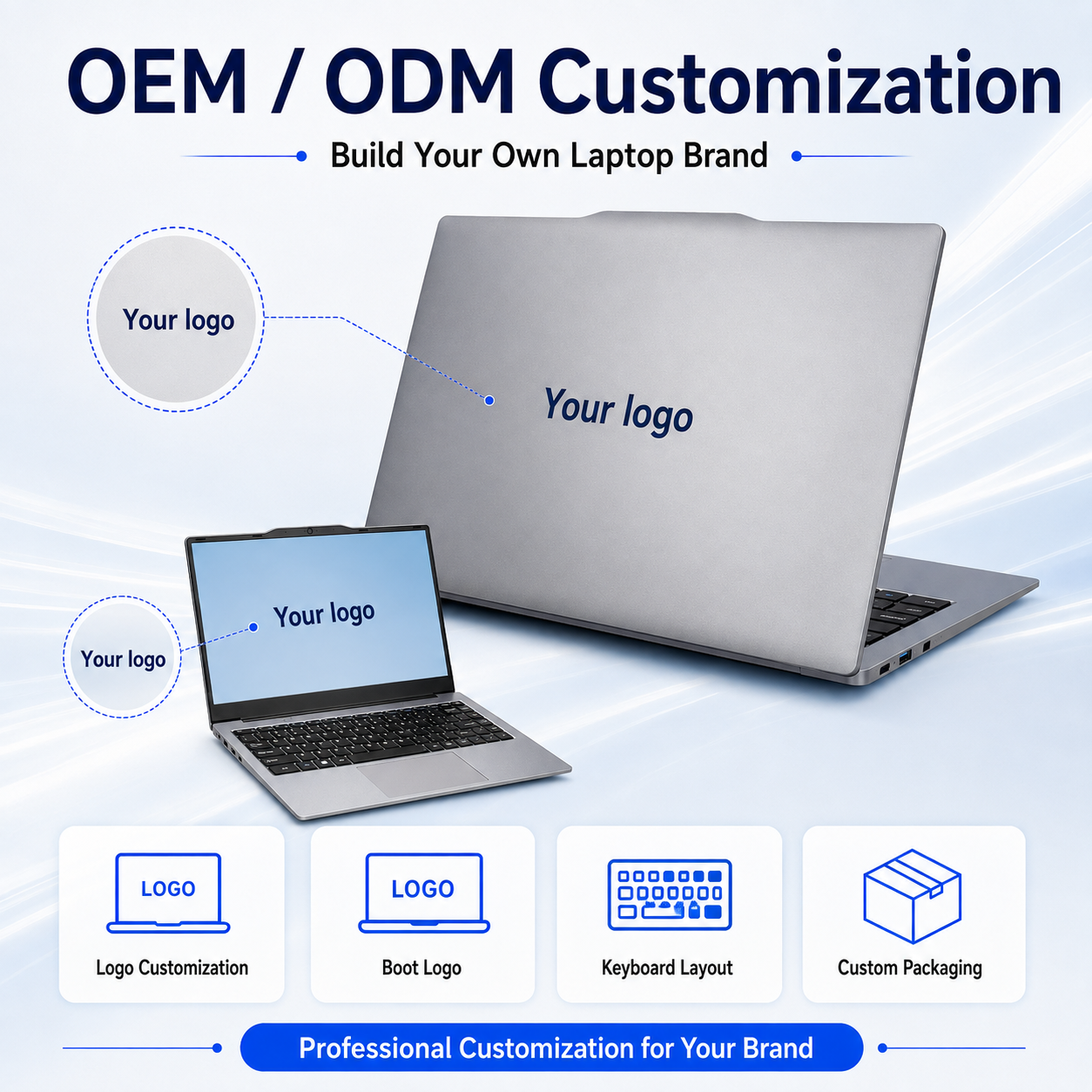 Bulk price fast shipping business laptop 14.1-inch 1920 x 1080 Intel N4000 8GB DDR4 512GB SSD lightweight home laptop