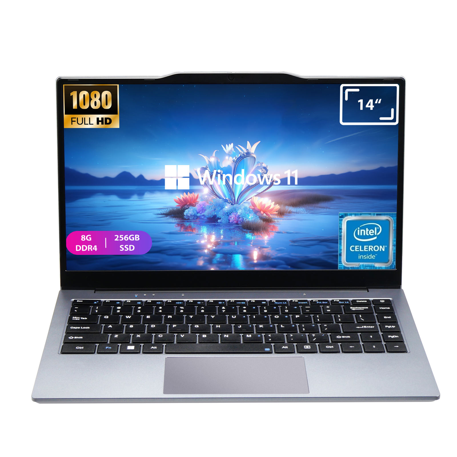 Bulk price fast shipping business laptop 14.1-inch 1920 x 1080 Intel N4000 8GB DDR4 512GB SSD lightweight home laptop