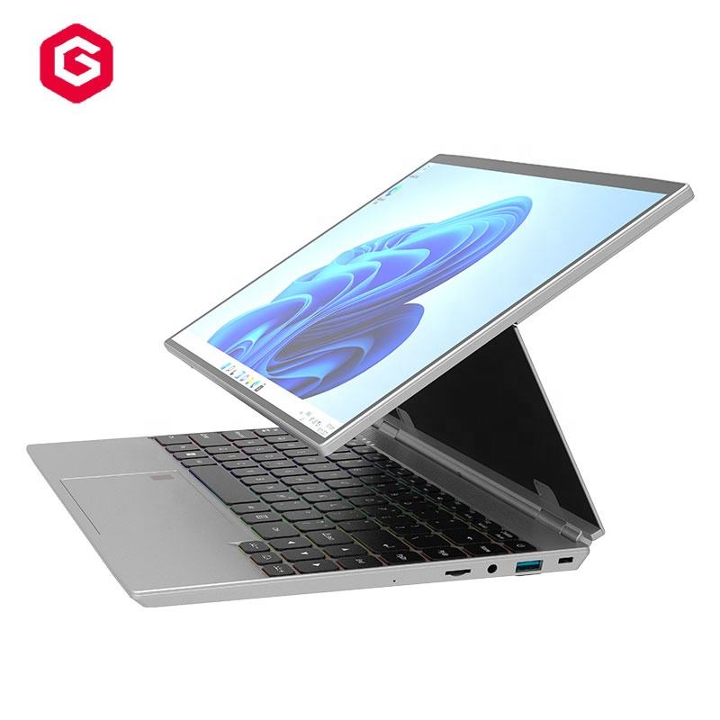 Portable 14-inch IPS screen mini business laptop Win 10/11 N95 quad-core tablet touchscreen