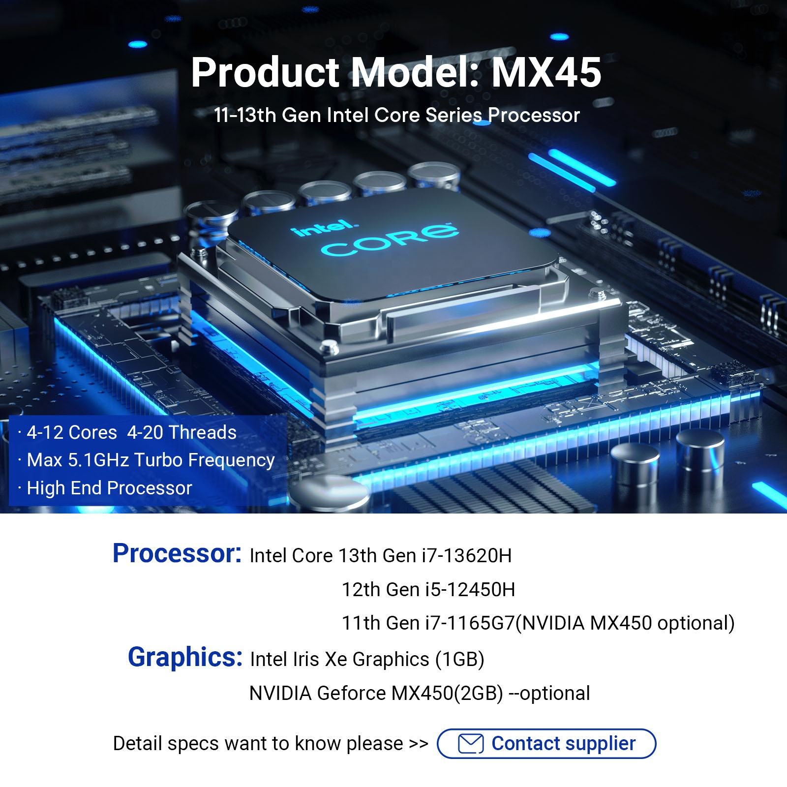 i7 Core 12th and 13th Gen 15.6-inch laptops 10th Gen 11 16GB RAM 1TB SSD Intel laptop i7 laptops