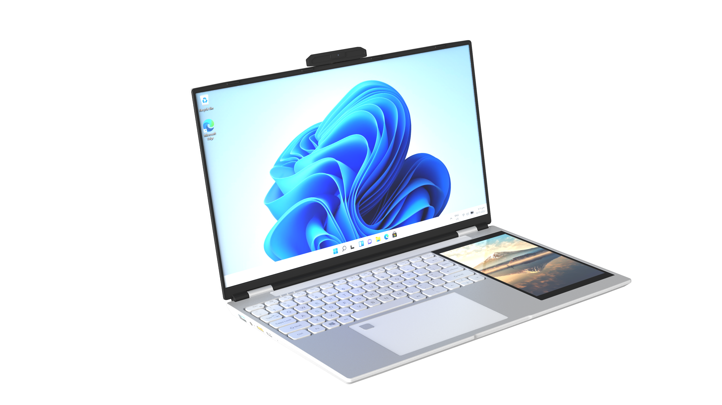 new brand computers: factory cheapest N95 dual-screen 15.6" + 7" laptop business laptop win 11 Intel DDR4 16GB 1TB solid-state drive