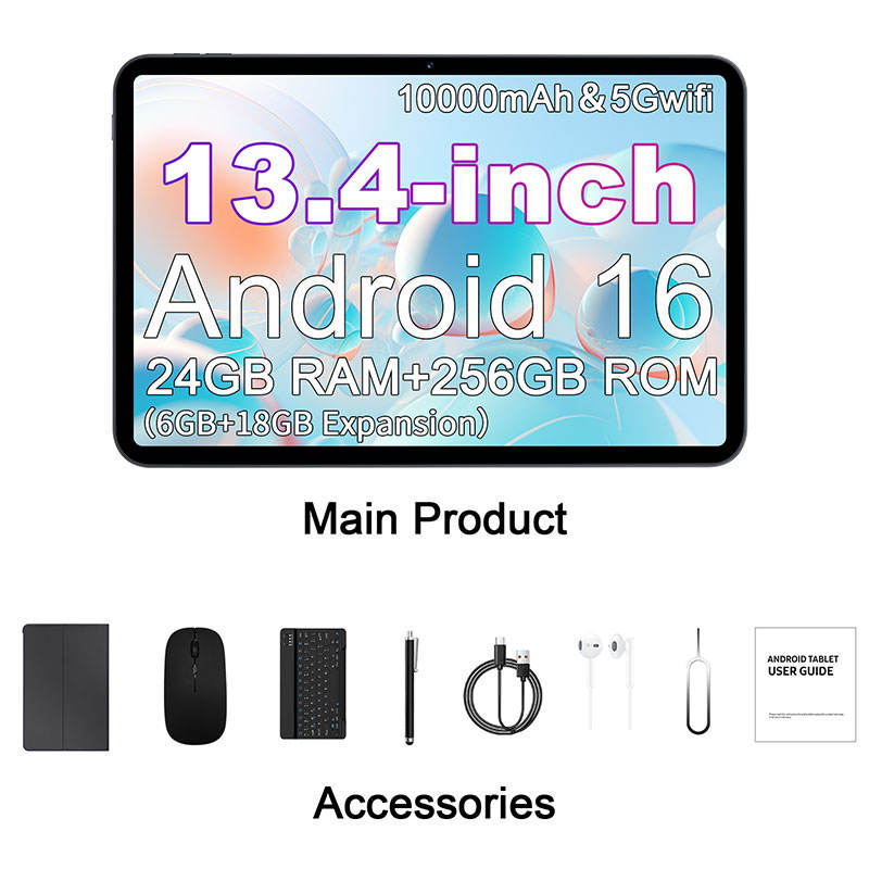 T620 octa-core laptop, 24GB RAM, 256GB ROM, battery, 10000mAh, 13.4-inch Intel laptop