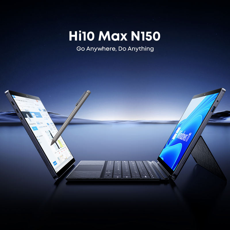 CHUWI Hi10 Max Intel N150 tablet laptop 12.96-inch IPS Win 11 12GB 512GB SSD WiFi 6 Metal Camera Magnetic Keyboard New Business Model